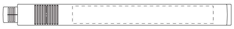 Surface d'impression sur l'avant WeLoc Hanger PA 110S