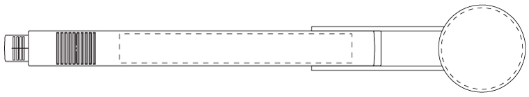 Surface d'impression sur l'avant WeLoc Scoop PA 110S-15