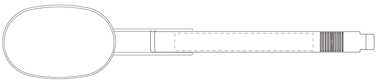 Area de impresión trasera WeLoc Scoop PA 110S-55