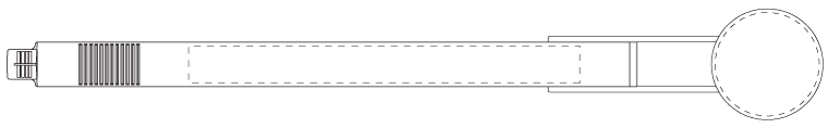 Surface d'impression sur l'avant WeLoc Scoop PA 150S-15