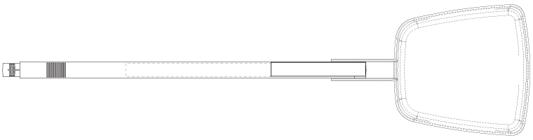 Surface d'impression sur l'avant WeLoc Scoop PA 220S-250