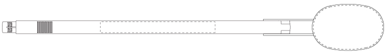 Surface d'impression sur l'avant WeLoc Scoop PA 220S-55